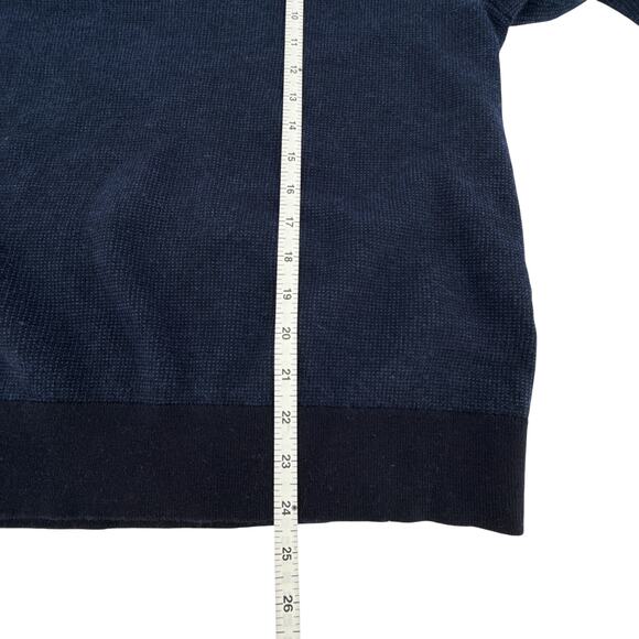 BANANA REPUBLIC Yarn by Baruffa Birdseye Preppy Sweater M - Picture 9 of 10